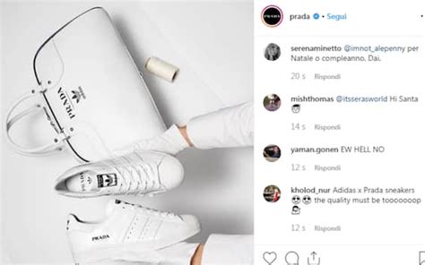 prada adidas collaborazione scarpe cossto